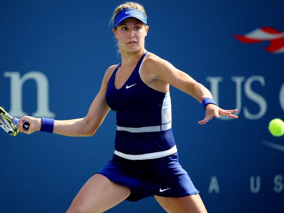 No way these are real size - Eugenie Bouchard reacts to Serbian