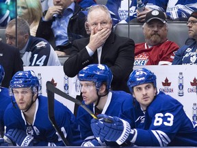 Toronto Maple Leafs coach Randy Carlyle under the gun as team