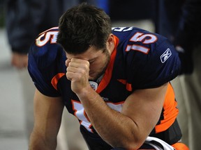 Former NFL quarterback Tim Tebow.