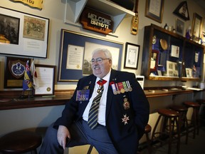 Ernie Hughes, President of Royal Canadian Legion Branch 641 in Barrhaven.