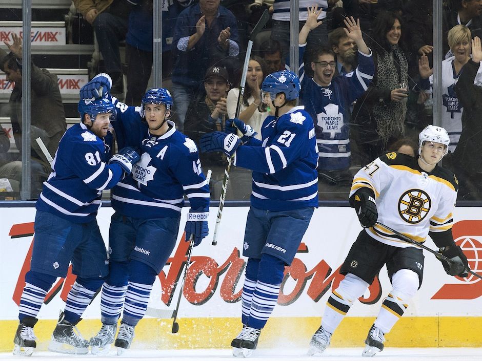 Toronto Stronger': Canadian Maple Leafs hockey fan sparks outrage after  flashing sign mocking 'Boston Strong' slogan (and his team then lost to  Bruins)