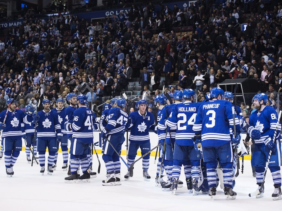 Maple Leafs March in Toronto Pride Parade - The Hockey News Toronto Maple  Leafs News, Analysis and More