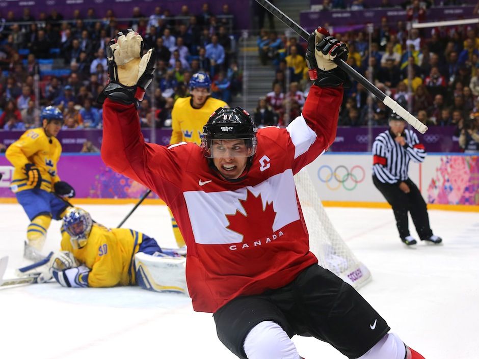 Sidney Crosby - Signed 2014 Sochi Team Canada White Jersey - NHL