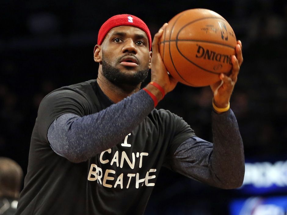 Lebron james hot sale warm up shirt