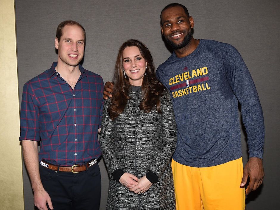 LeBron James, LeBron James' mother and Jay-Z during Got Milk? NBA News  Photo - Getty Images