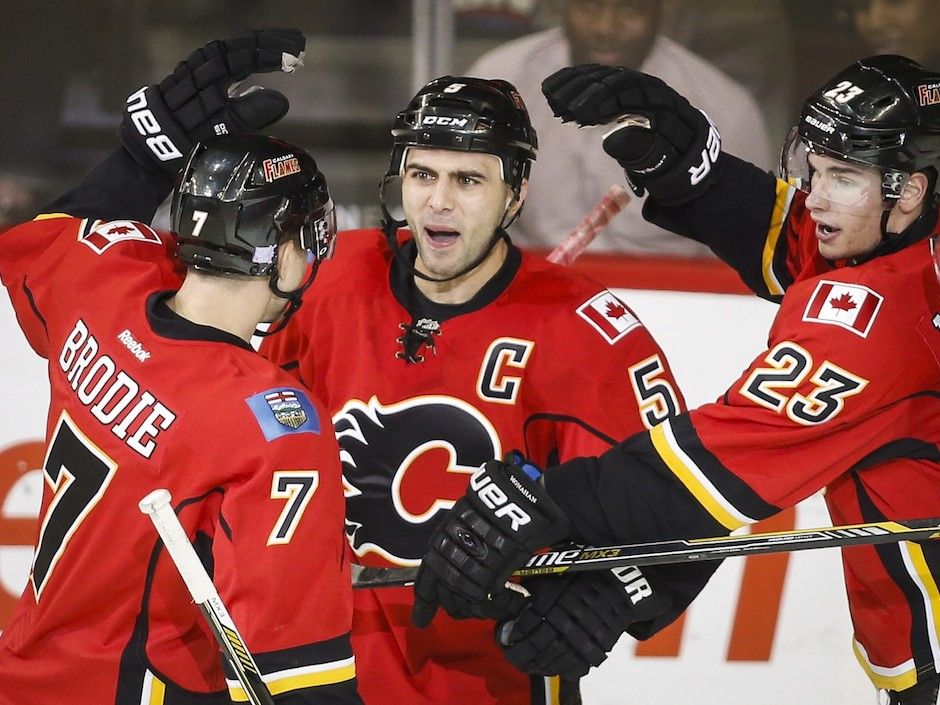 Calgary Flames Replica Home Jersey - Mark Giordano - Youth