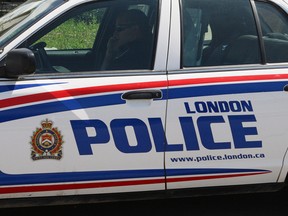 A file photo of a London Police car.