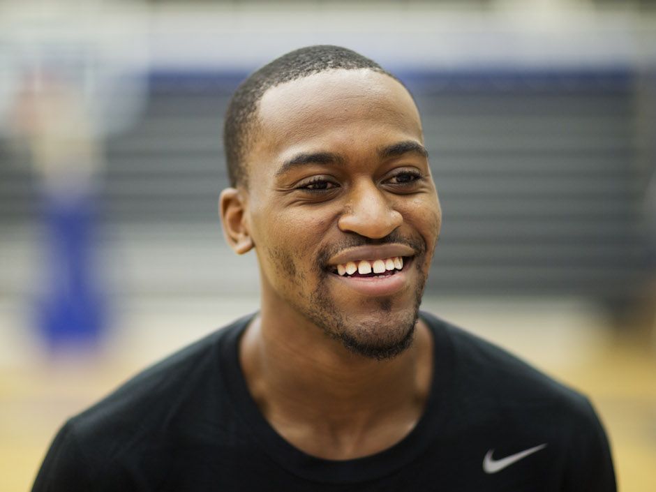 Louisville's Kevin Ware gives his new dog a very fitting name