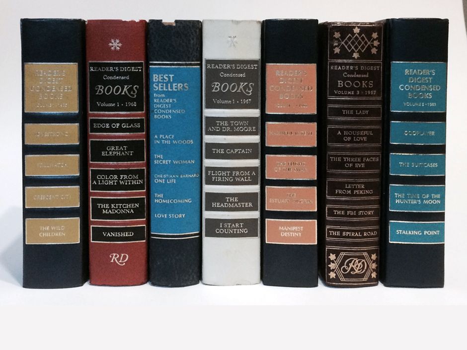 Vintage Best Sellers Readers Digest Condensed Books 2 Volumes