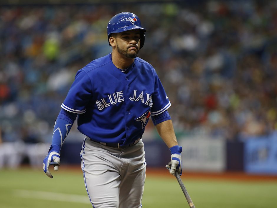 Toronto Blue Jays' Devon Travis sore after rehab game; catcher