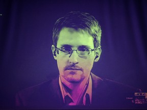 NSA whistleblower Edward Snowden in a 2014 file photo