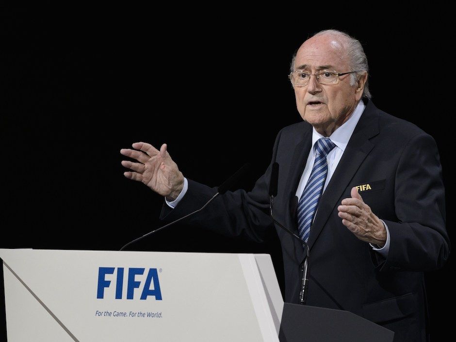 Surprise turns to joy as FIFA president Sepp Blatter announces he's ...