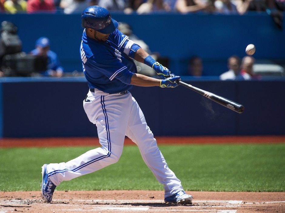 Edwin Encarnacion Hitting Slow Motion Home Run Toronto Blue Jays