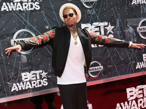 Chris Brown attends the 2015 BET Awards at the Microsoft Theater on June 28, 2015 in Los Angeles, California.