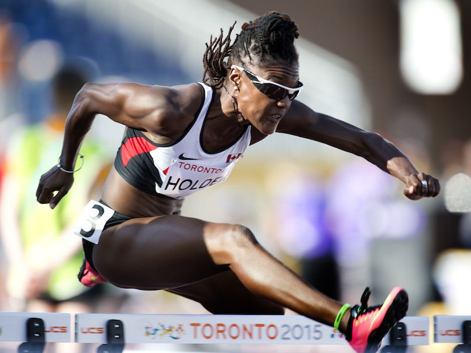 Canada S Nikkita Holder Earns Bronze In 100 Metre Hurdles At Pan Am Games Just A Month After