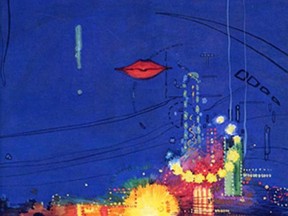 A detail from the original cover of The Great Gatsby.