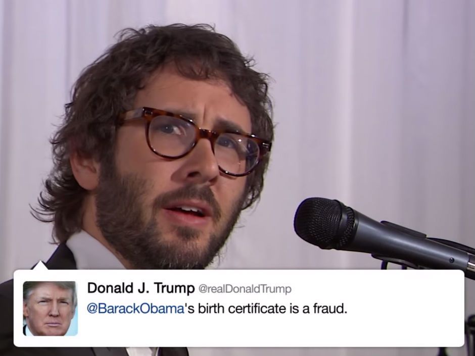 Josh Groban Sings A Glorious Medley Of Donald Trumps Tweets National Post 