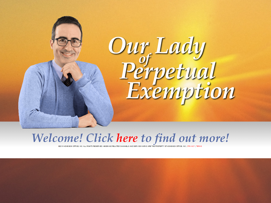 John Oliver started a legitimate tax-exempt church (and is 