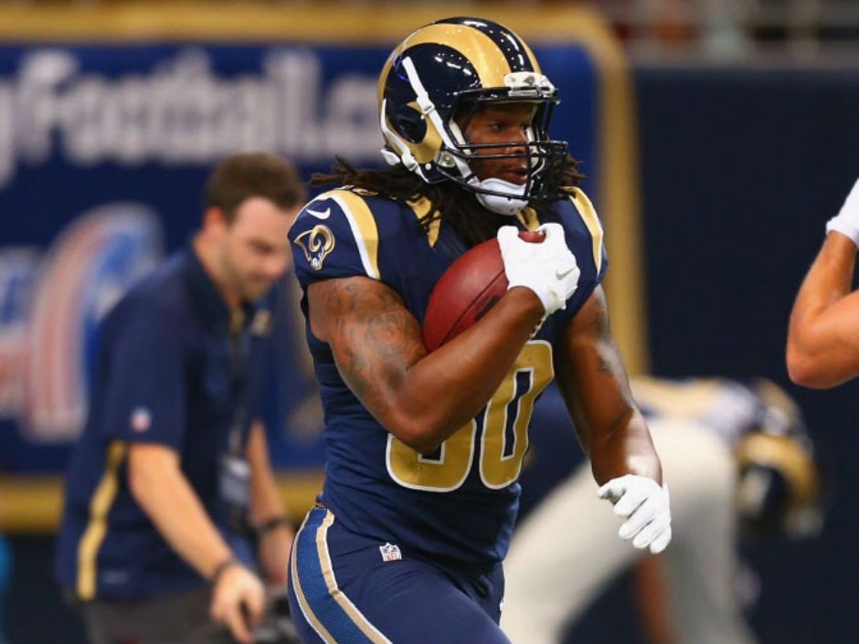 Todd Gurley flying high now for Rams, as his Dogs are doing same