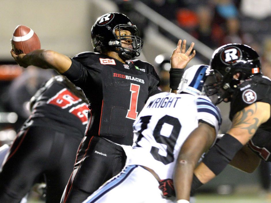 REDBLACKS walk off Riders in Regina, clinch playoff spot - Ottawa REDBLACKS