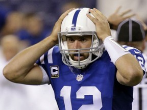Quarterback Andrew Luck and the Indianapolis Colts still can't get their sputtering offence in gear and the result has been an 0-2 season start for a team with Super Bowl aspirations.