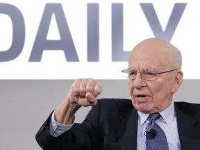 Rupert Murdoch, Chairman and CEO of News Corporation, attends the launch of The Daily, Wednesday, Feb. 2, 2011 in New York.