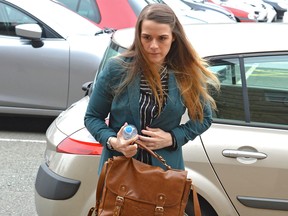 Gayle Newland arrives at Chester Crown Court in a file photo