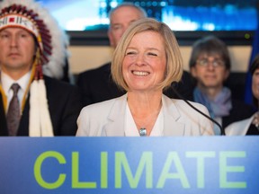 Premier Rachel Notley unveils Alberta's climate strategy in Edmonton