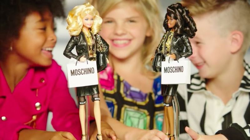 Moschino barbie advert praised discount for challenge gender stereotype