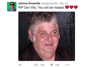Johnny Knoxville / Twitter