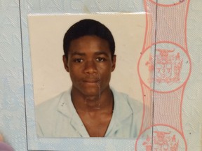 Local Input~ Passport photo of Cleon St. Aubyn Biddersingh, circa 1991. This is a court exhibit in the murder trial of Everton Biddersingh. Goes with Christie Blatchford feature when case goes to the jury in December 2015.