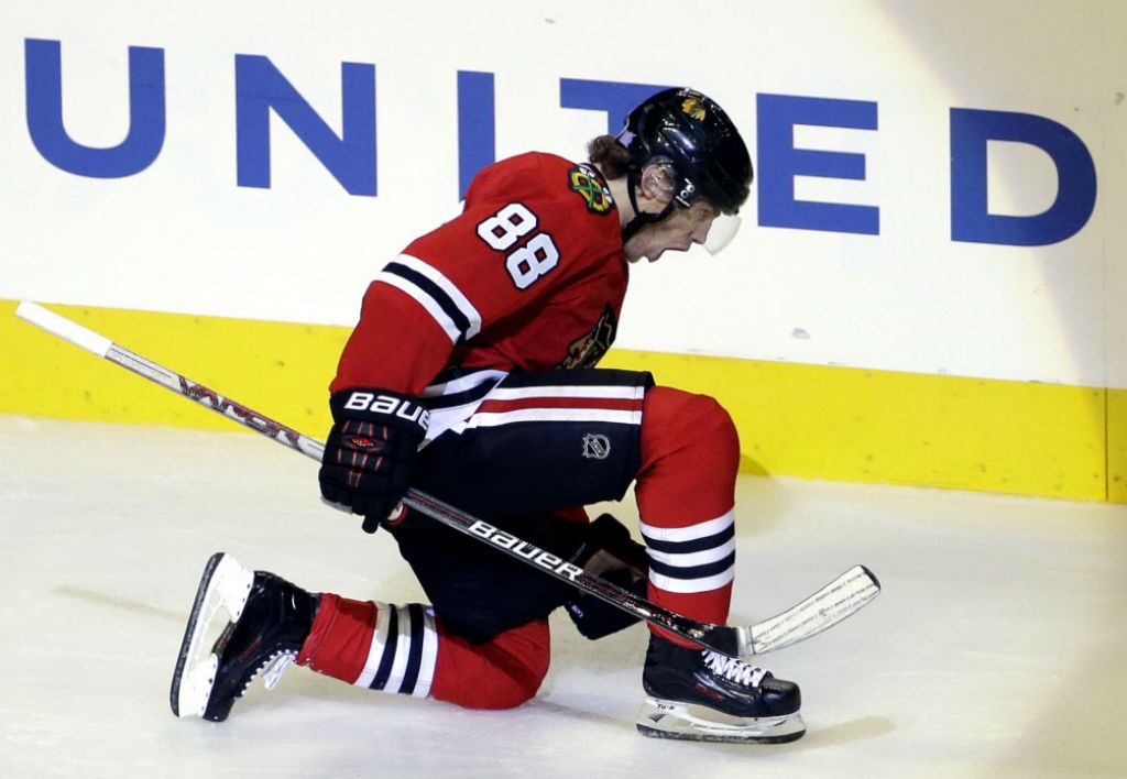 Patrick Kane distances himself from allegations with point streak