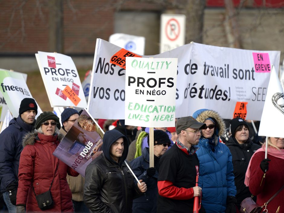 Majority Of Quebec Schools Closed As Teachers Take Part In Largest   Quebec1 