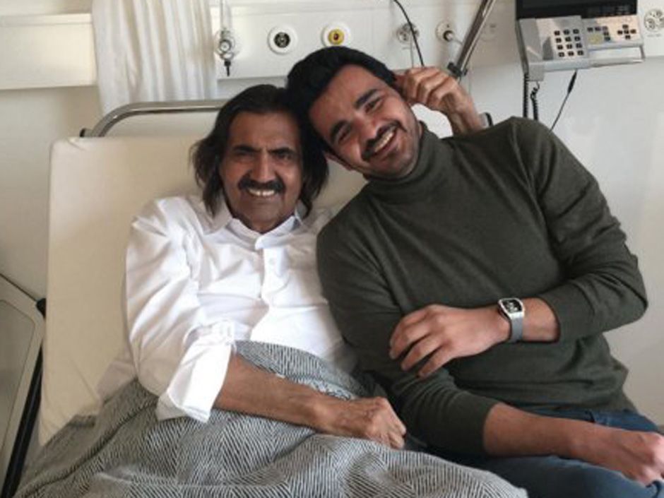 Qatari Royals Fly To Switzerland To Visit Former Ruler At Zurich Hospital After He Breaks Leg 