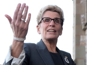 The premier of Ontario says it would "make a lot of sense" for the government-run liquor stores to sell marijuana if the federal Liberals make good on their promise to legalize pot.