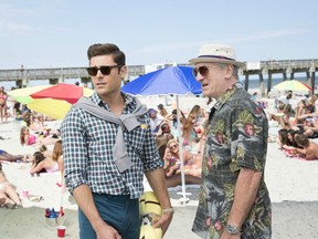 Robert De Niro (R) and Zac Efron (L) teamed up for the 2015 comedy Dirty Grandpa.