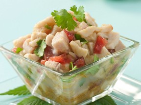 Cannabis Ceviche from The Cannabis Kitchen Cookbook.