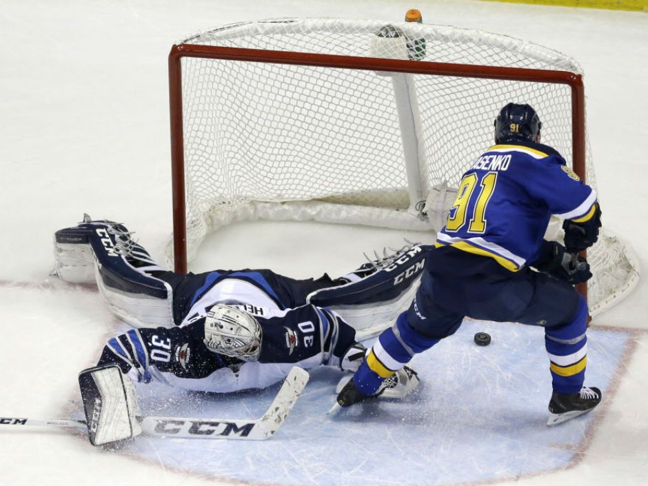 Goalie's bloody struggles persist both off and on the ice – Winnipeg Free  Press