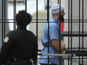 Adnan Syed enters Courthouse East in Baltimore prior to a hearing on Feb. 3, 2016 in Baltimore.