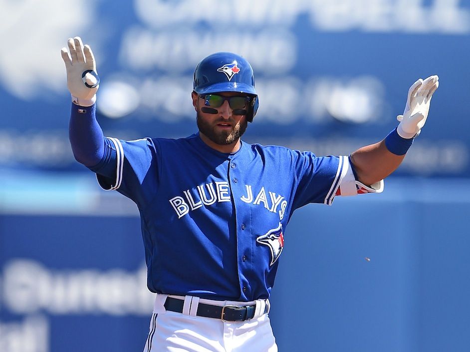 Kevin Pillar of Toronto Blue Jays steals home to help clinch win