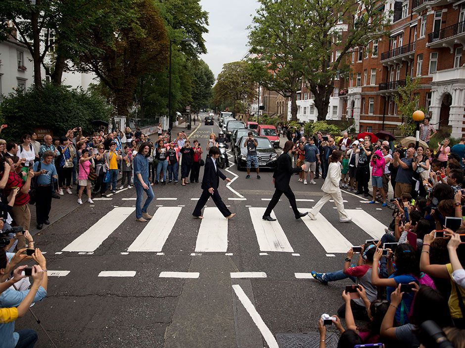 The Abbey Road Crossing - Has it Moved? - Beatles in London