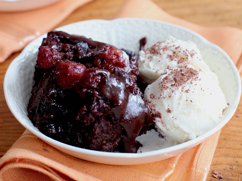 This cake is a delicious love child of brownies and pudding Recipe for