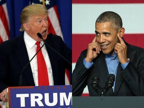 Barack Obama has been baselessly accused of wiretapping Donald Trump's phones.