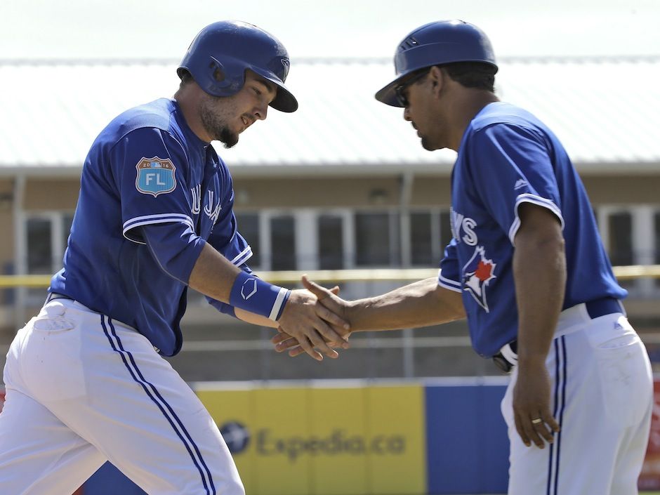 Hazel Mae on X: Edwin Encarnacion (special advisory role) has been given  special permission from MLB to be in full uniform and in the dugout # BlueJays  / X