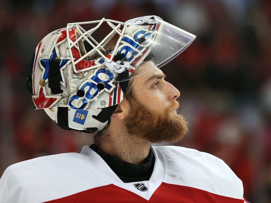 Braden Holtby, his early struggles forgotten, stays strong for the