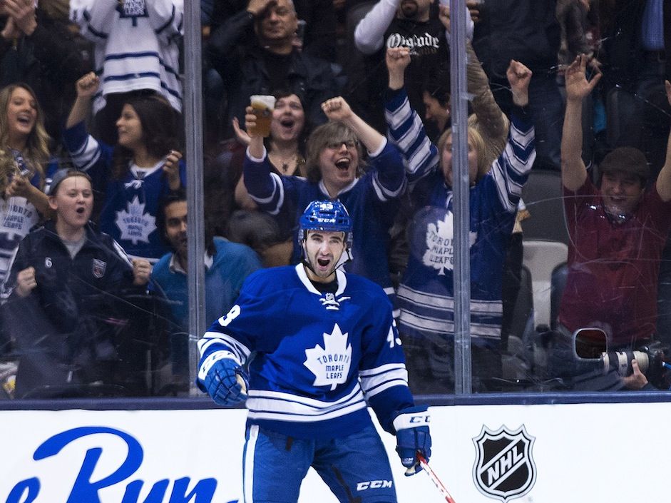Nazem Kadri Toronto Maple Leafs Signed 2018 Stadium Series
