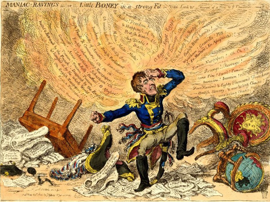 rise of napoleon french revolution cartoon