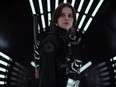 Felicity Jones is front and centre in Rogue One.