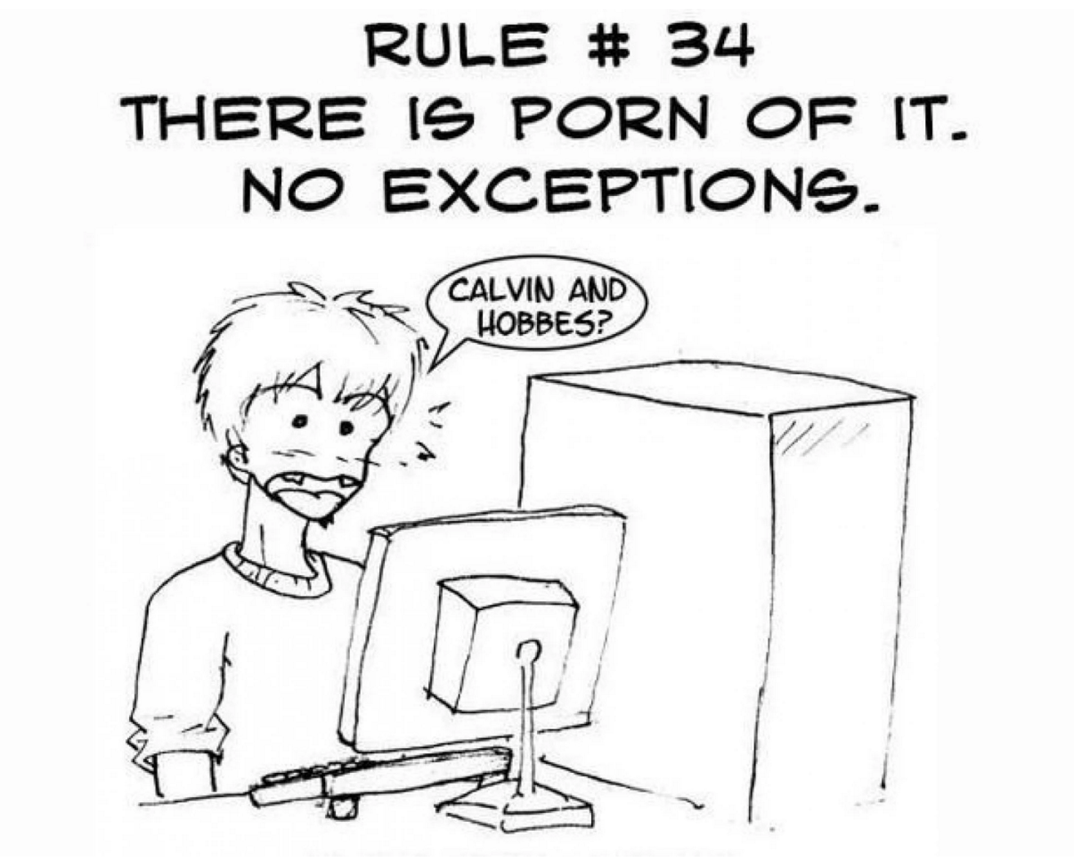 I think were seeing the death of Rule 34: Alien goat porn may still  exist online, but it is far harder to find | National Post