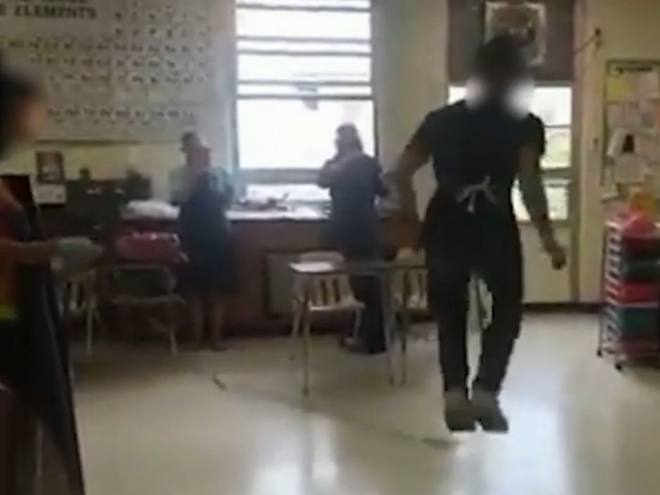 Video shows Texas high school students using cat’s intestines as jump